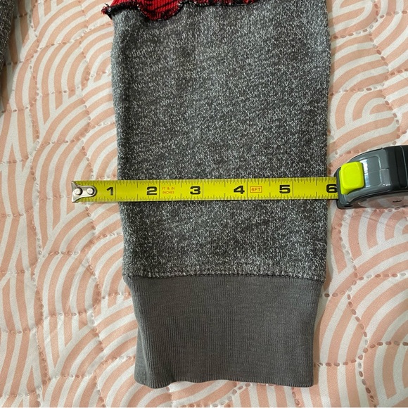 BROKEN GHOST Tops Eco- Upcycled Sweater -- Handmade tunic - Picture 6 of 12